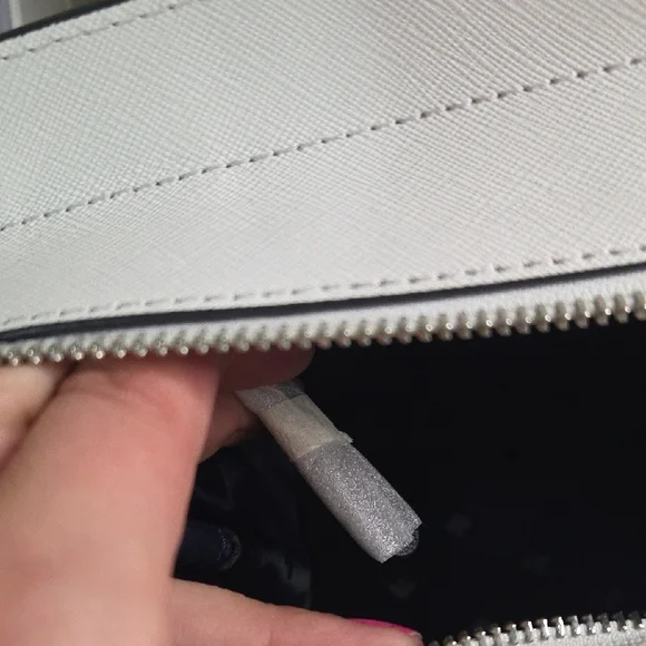 kate spade Denim and White Satchel Nwot - Picture 4 of 9